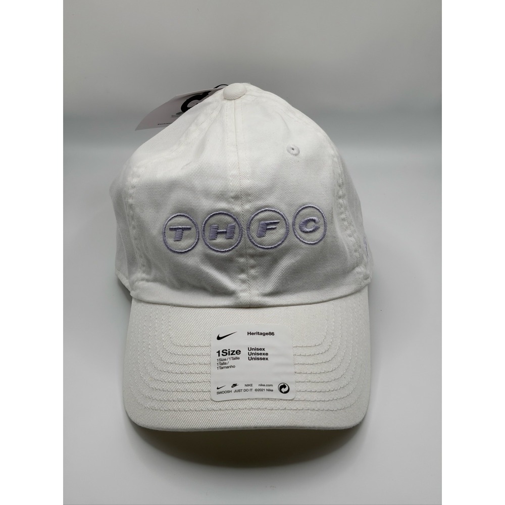 Nike Tottenham Hotspur Heritage86 Baseball Cap White Adjustable Dri-FIT Unisex